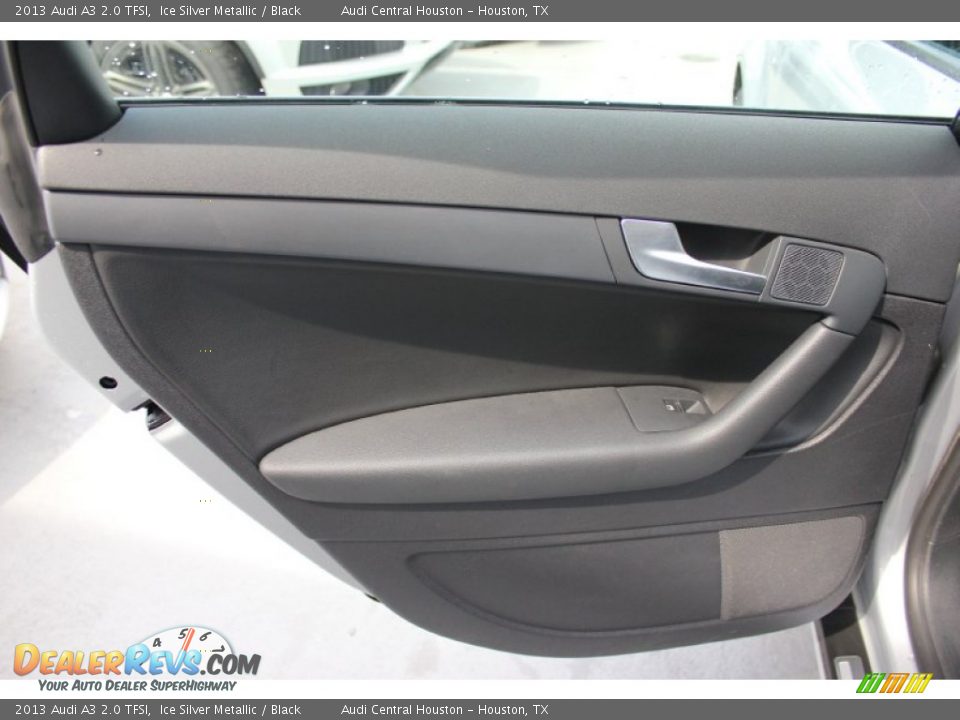 2013 Audi A3 2.0 TFSI Ice Silver Metallic / Black Photo #22
