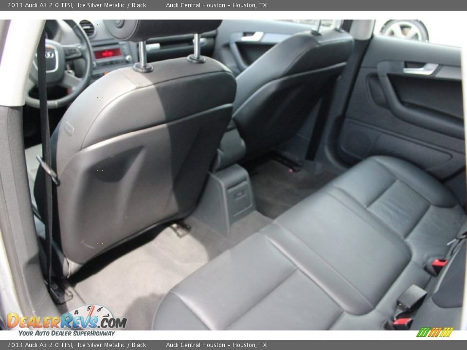 2013 Audi A3 2.0 TFSI Ice Silver Metallic / Black Photo #23