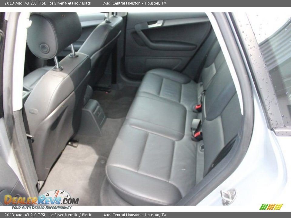2013 Audi A3 2.0 TFSI Ice Silver Metallic / Black Photo #24