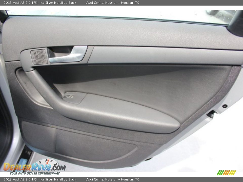2013 Audi A3 2.0 TFSI Ice Silver Metallic / Black Photo #28