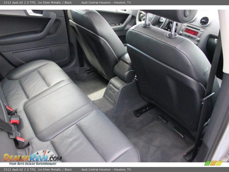 2013 Audi A3 2.0 TFSI Ice Silver Metallic / Black Photo #29