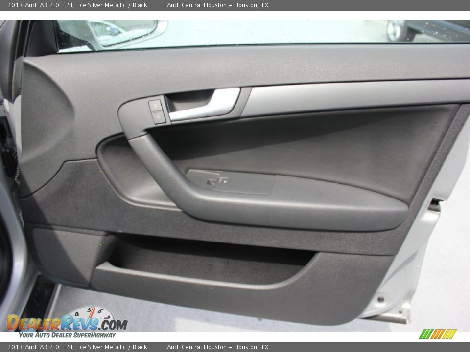 2013 Audi A3 2.0 TFSI Ice Silver Metallic / Black Photo #31
