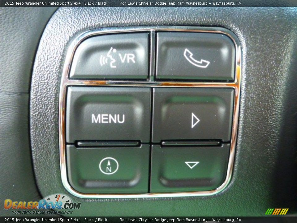 Controls of 2015 Jeep Wrangler Unlimited Sport S 4x4 Photo #16