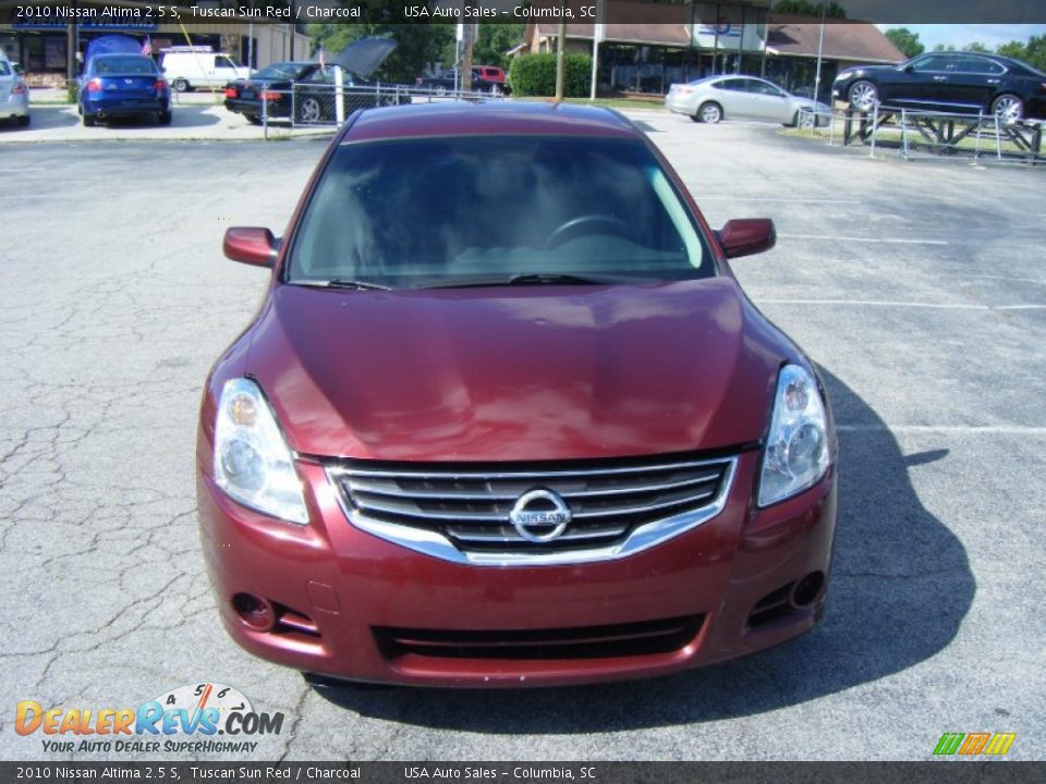 2010 Nissan Altima 2.5 S Tuscan Sun Red / Charcoal Photo #1