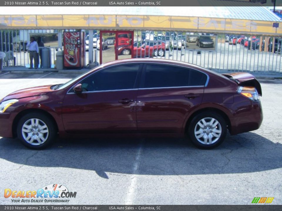 2010 Nissan Altima 2.5 S Tuscan Sun Red / Charcoal Photo #2