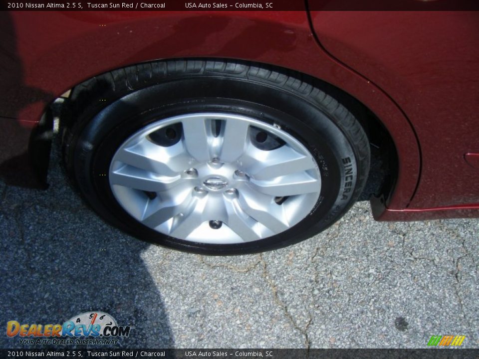 2010 Nissan Altima 2.5 S Tuscan Sun Red / Charcoal Photo #6