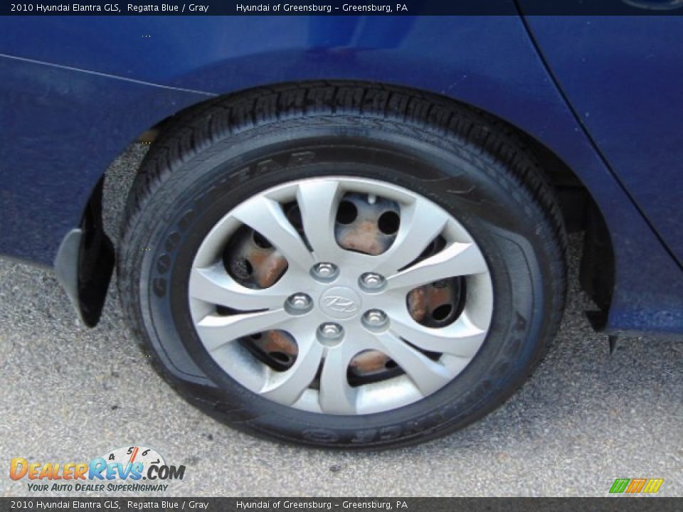 2010 Hyundai Elantra GLS Regatta Blue / Gray Photo #3