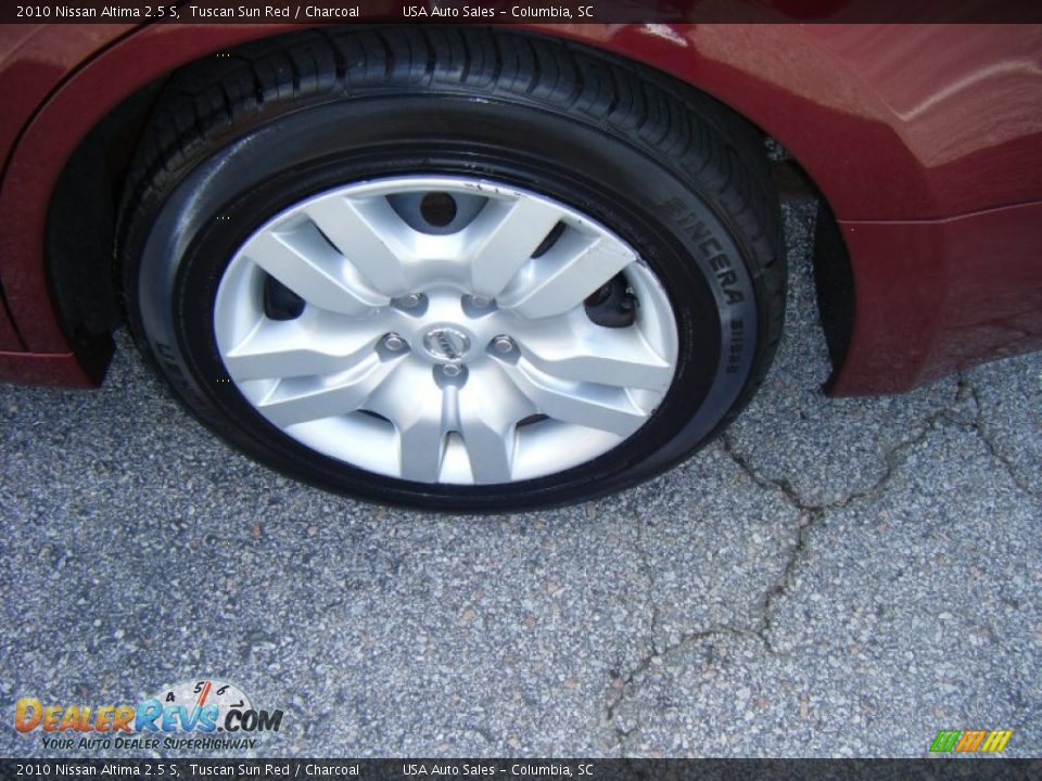 2010 Nissan Altima 2.5 S Tuscan Sun Red / Charcoal Photo #7