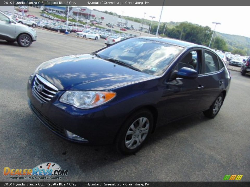 2010 Hyundai Elantra GLS Regatta Blue / Gray Photo #5