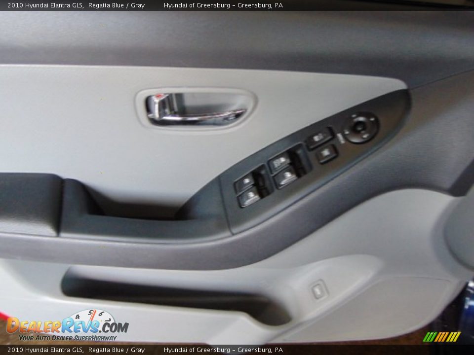 2010 Hyundai Elantra GLS Regatta Blue / Gray Photo #10