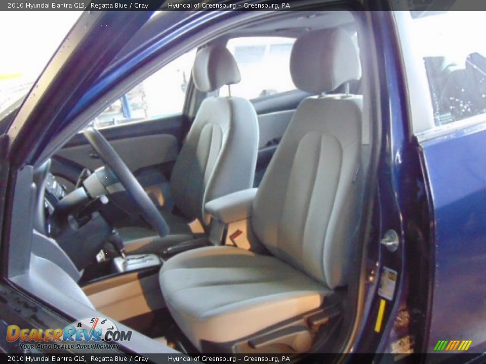 2010 Hyundai Elantra GLS Regatta Blue / Gray Photo #12
