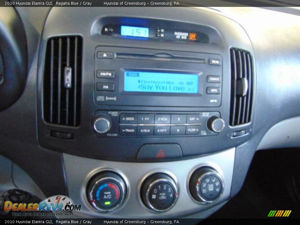 2010 Hyundai Elantra GLS Regatta Blue / Gray Photo #14