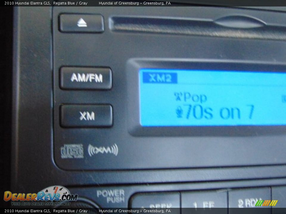 2010 Hyundai Elantra GLS Regatta Blue / Gray Photo #15