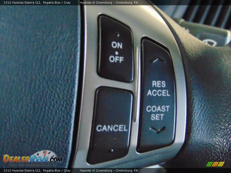 2010 Hyundai Elantra GLS Regatta Blue / Gray Photo #16