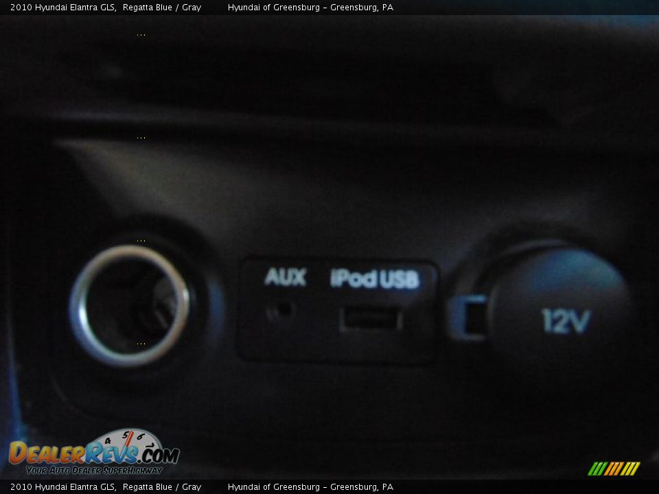 2010 Hyundai Elantra GLS Regatta Blue / Gray Photo #18