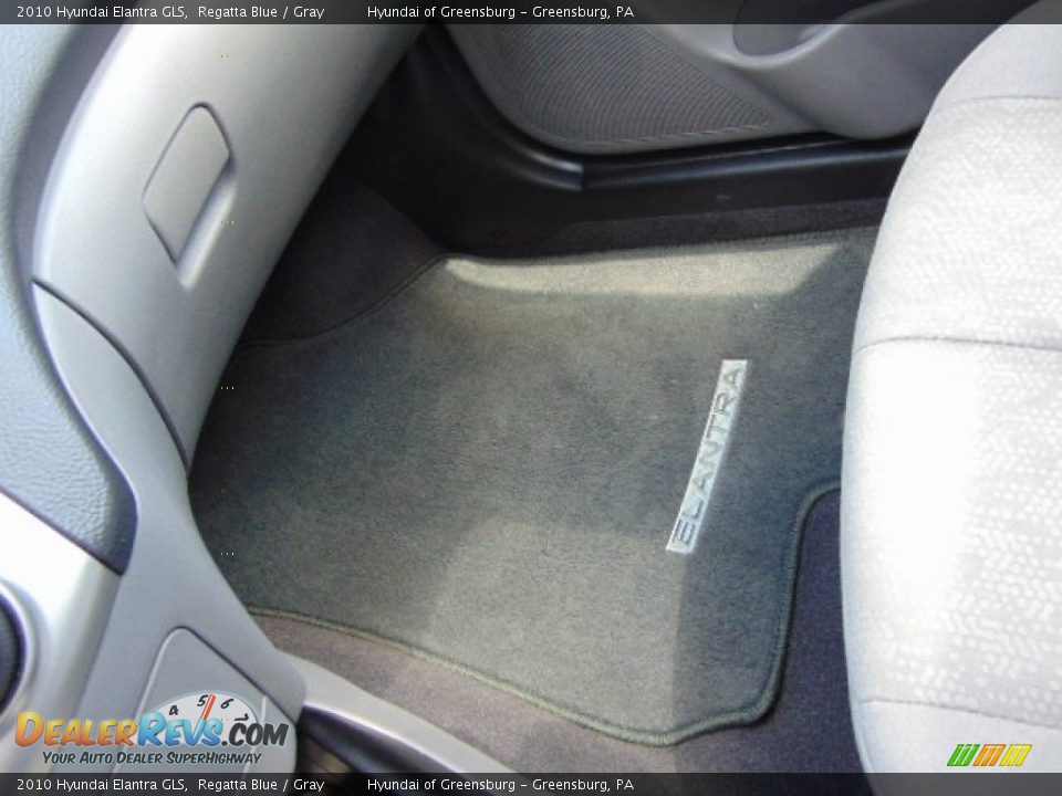 2010 Hyundai Elantra GLS Regatta Blue / Gray Photo #19