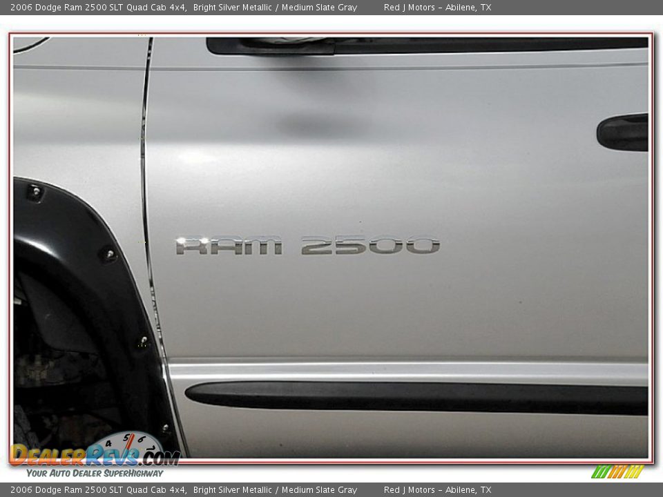 2006 Dodge Ram 2500 SLT Quad Cab 4x4 Bright Silver Metallic / Medium Slate Gray Photo #2