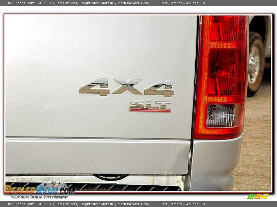 2006 Dodge Ram 2500 SLT Quad Cab 4x4 Bright Silver Metallic / Medium Slate Gray Photo #9