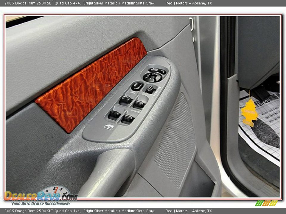 2006 Dodge Ram 2500 SLT Quad Cab 4x4 Bright Silver Metallic / Medium Slate Gray Photo #25