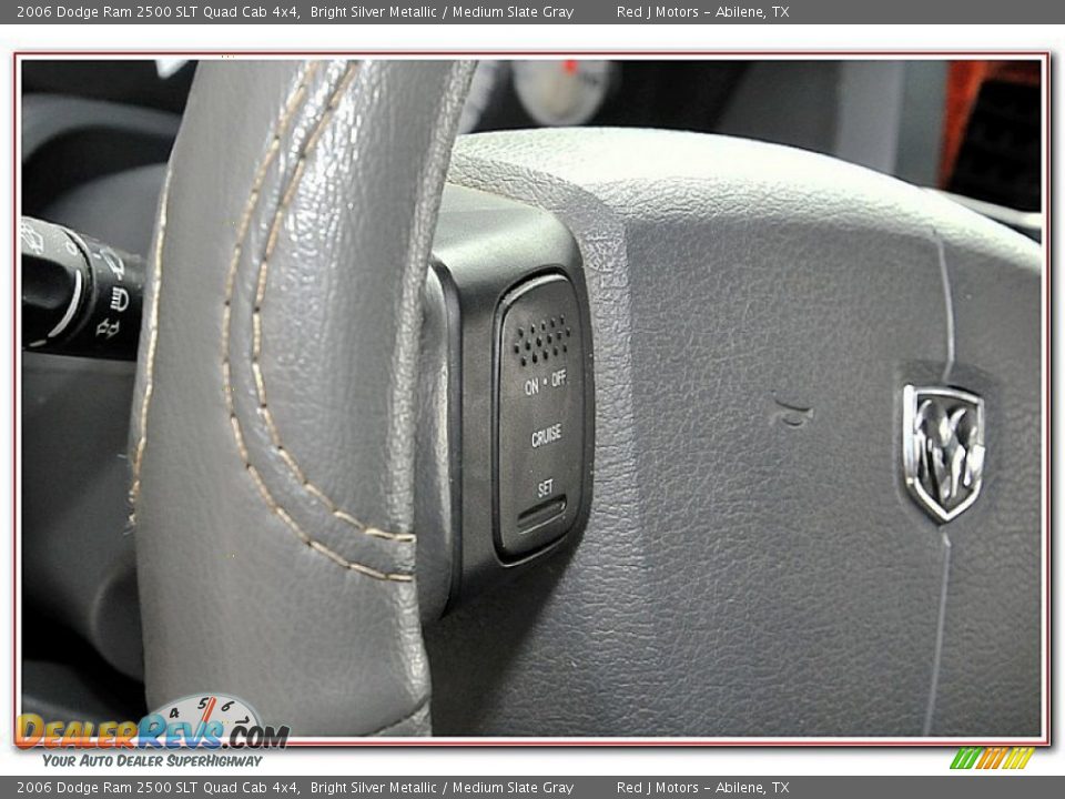 2006 Dodge Ram 2500 SLT Quad Cab 4x4 Bright Silver Metallic / Medium Slate Gray Photo #27