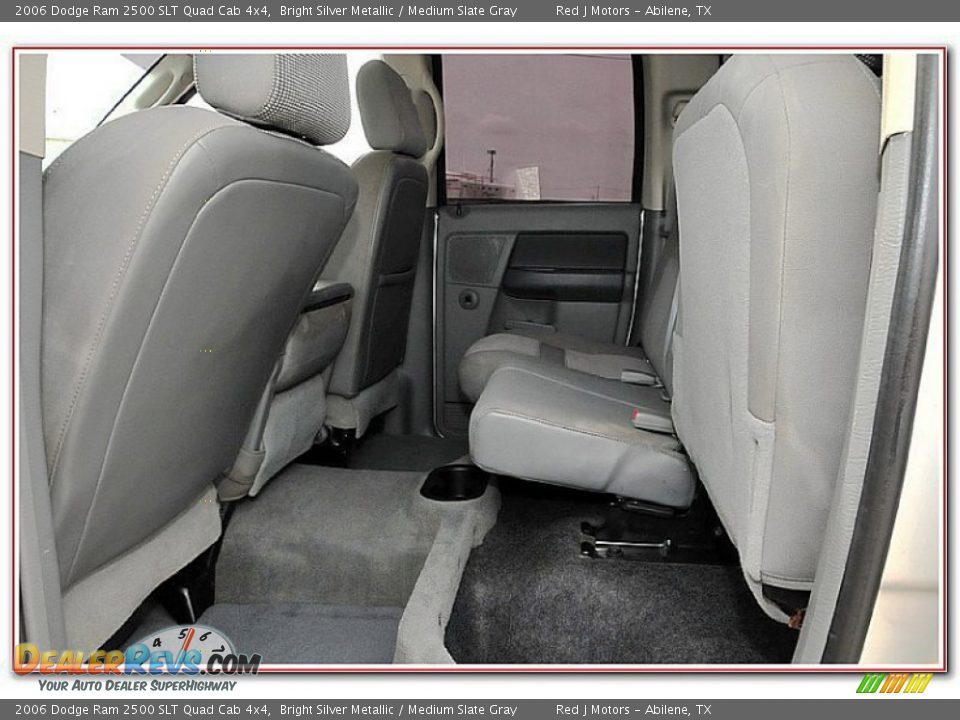 2006 Dodge Ram 2500 SLT Quad Cab 4x4 Bright Silver Metallic / Medium Slate Gray Photo #32