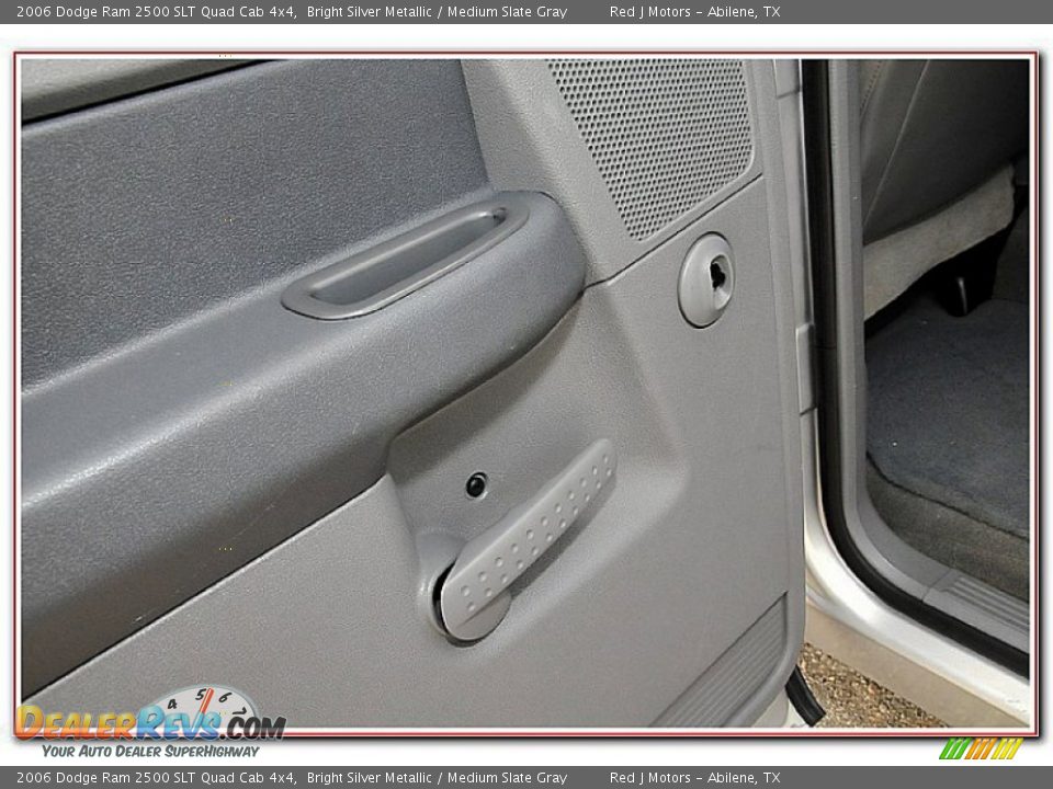 2006 Dodge Ram 2500 SLT Quad Cab 4x4 Bright Silver Metallic / Medium Slate Gray Photo #34