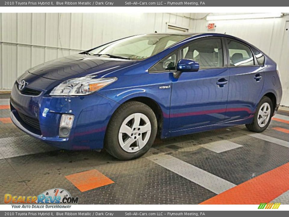 2010 Toyota Prius Hybrid II Blue Ribbon Metallic / Dark Gray Photo #2