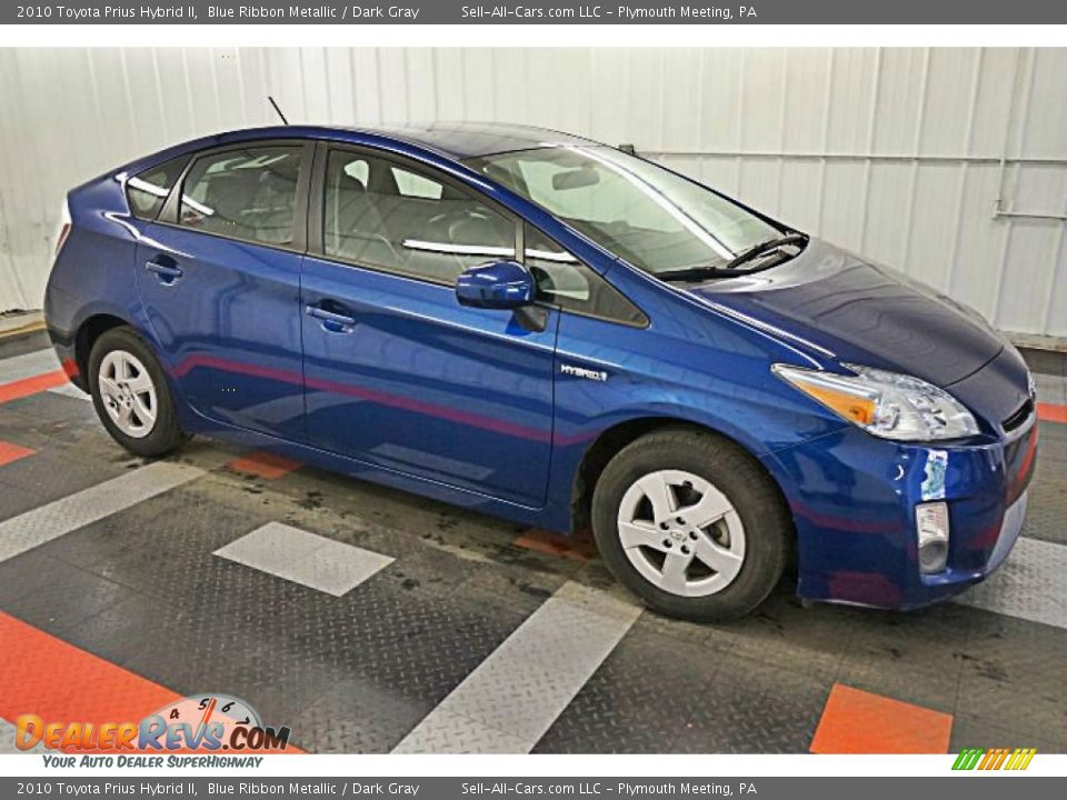 2010 Toyota Prius Hybrid II Blue Ribbon Metallic / Dark Gray Photo #4