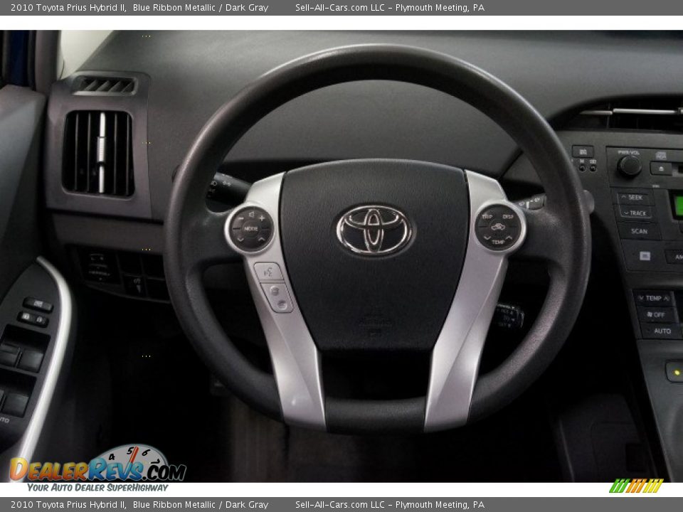 2010 Toyota Prius Hybrid II Blue Ribbon Metallic / Dark Gray Photo #28