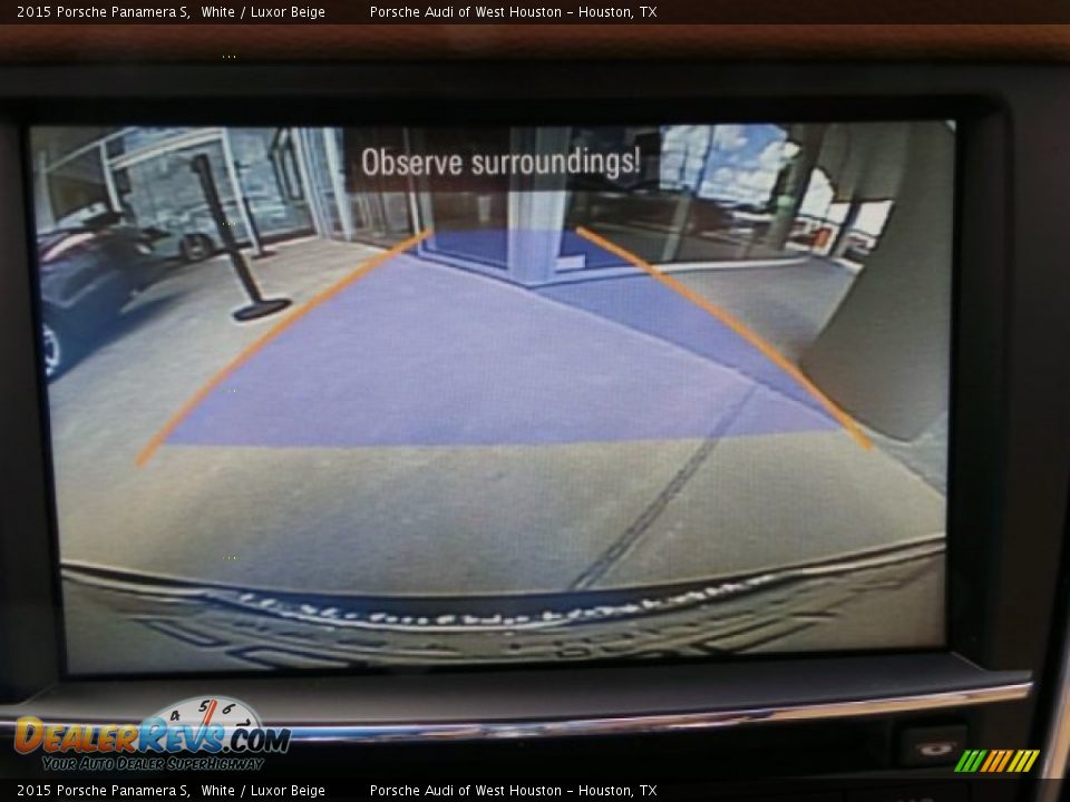 2015 Porsche Panamera S White / Luxor Beige Photo #19