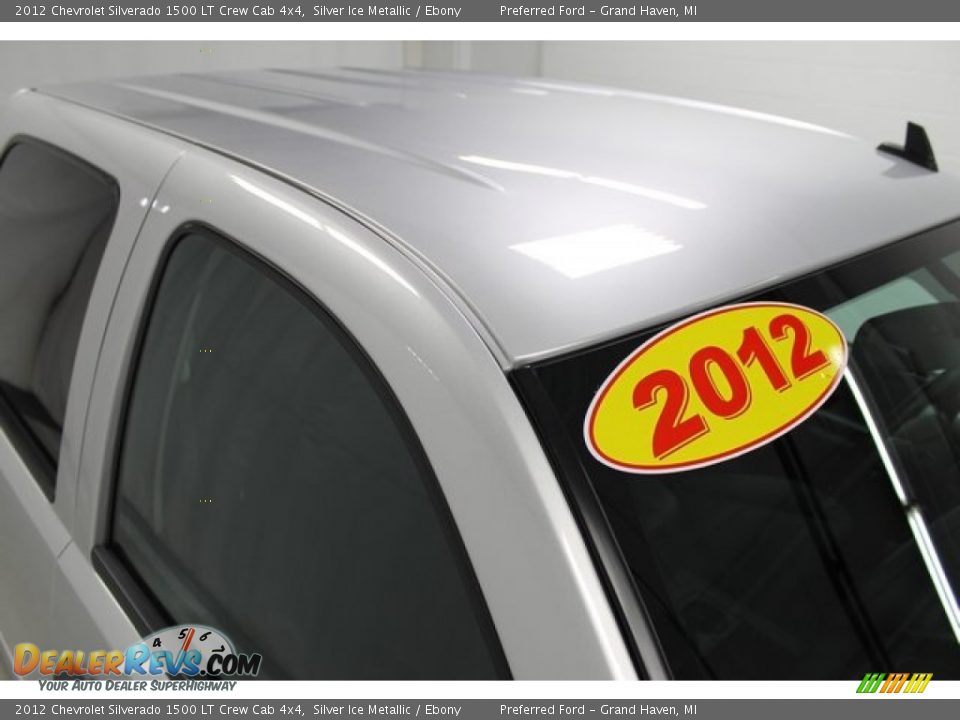 2012 Chevrolet Silverado 1500 LT Crew Cab 4x4 Silver Ice Metallic / Ebony Photo #7