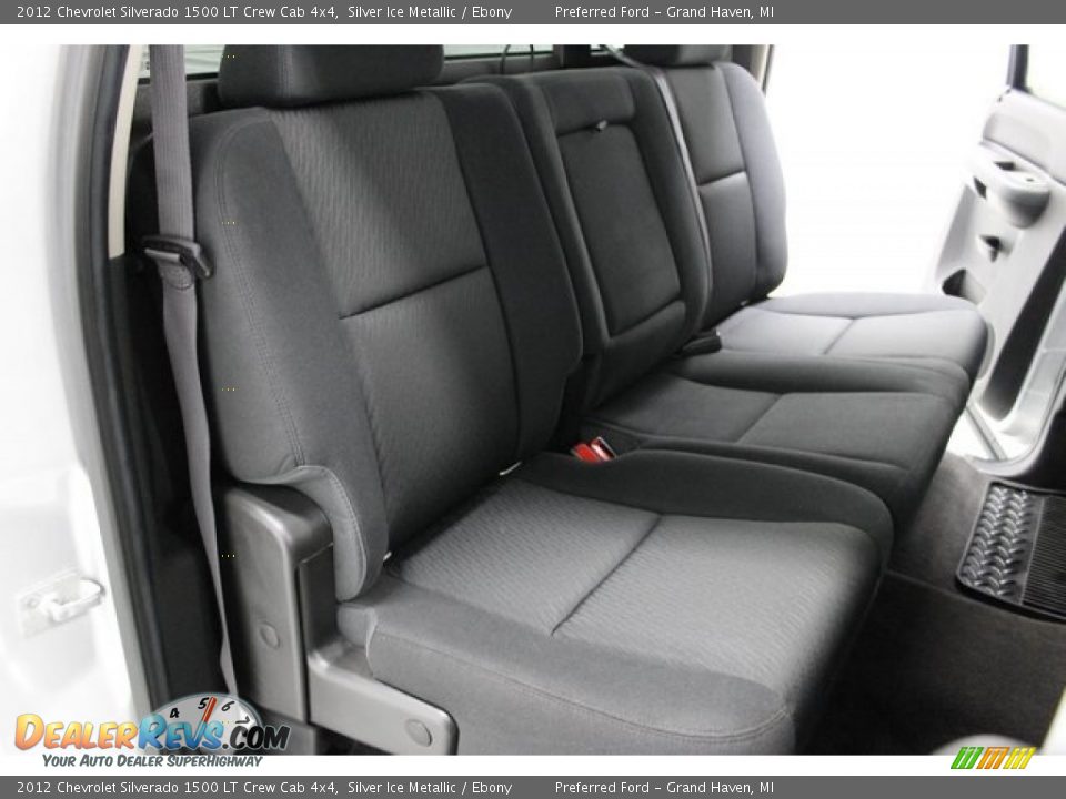 2012 Chevrolet Silverado 1500 LT Crew Cab 4x4 Silver Ice Metallic / Ebony Photo #23