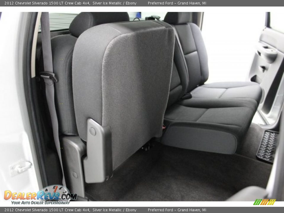 2012 Chevrolet Silverado 1500 LT Crew Cab 4x4 Silver Ice Metallic / Ebony Photo #24