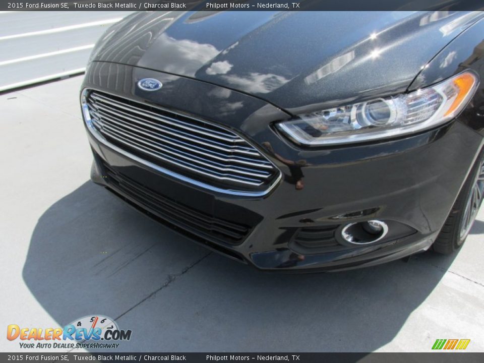2015 Ford Fusion SE Tuxedo Black Metallic / Charcoal Black Photo #10