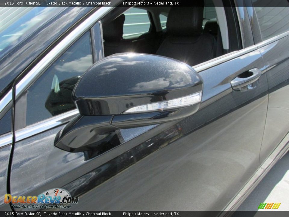 2015 Ford Fusion SE Tuxedo Black Metallic / Charcoal Black Photo #12