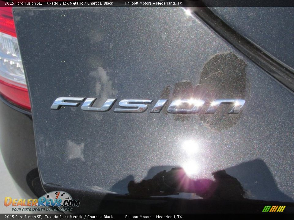 2015 Ford Fusion SE Tuxedo Black Metallic / Charcoal Black Photo #14
