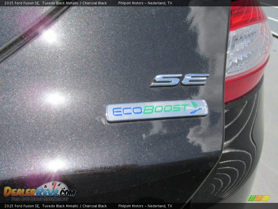 2015 Ford Fusion SE Tuxedo Black Metallic / Charcoal Black Photo #15