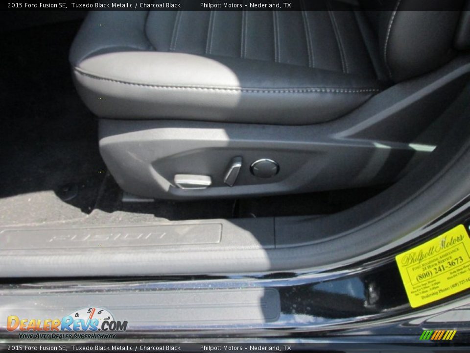 2015 Ford Fusion SE Tuxedo Black Metallic / Charcoal Black Photo #24