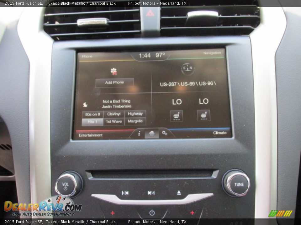 2015 Ford Fusion SE Tuxedo Black Metallic / Charcoal Black Photo #27