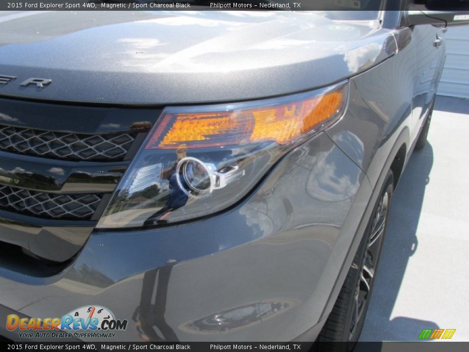 2015 Ford Explorer Sport 4WD Magnetic / Sport Charcoal Black Photo #9