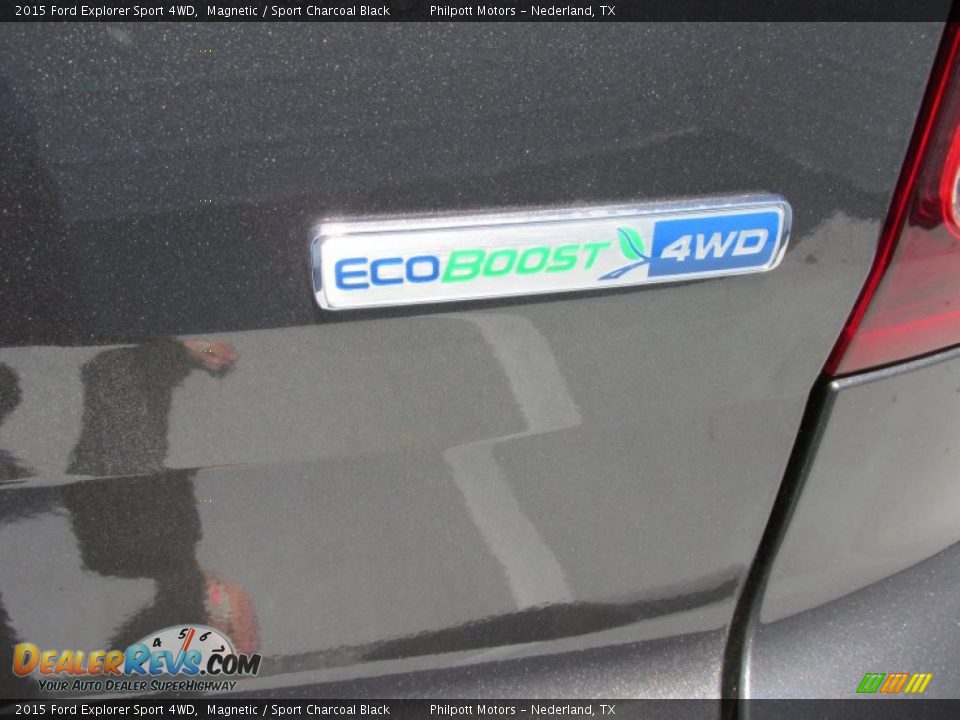 2015 Ford Explorer Sport 4WD Magnetic / Sport Charcoal Black Photo #15