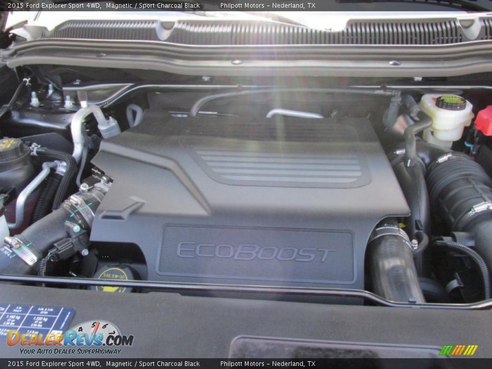 2015 Ford Explorer Sport 4WD Magnetic / Sport Charcoal Black Photo #16