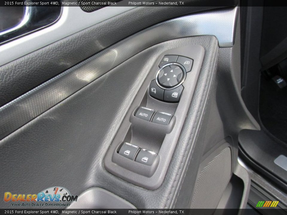 2015 Ford Explorer Sport 4WD Magnetic / Sport Charcoal Black Photo #26