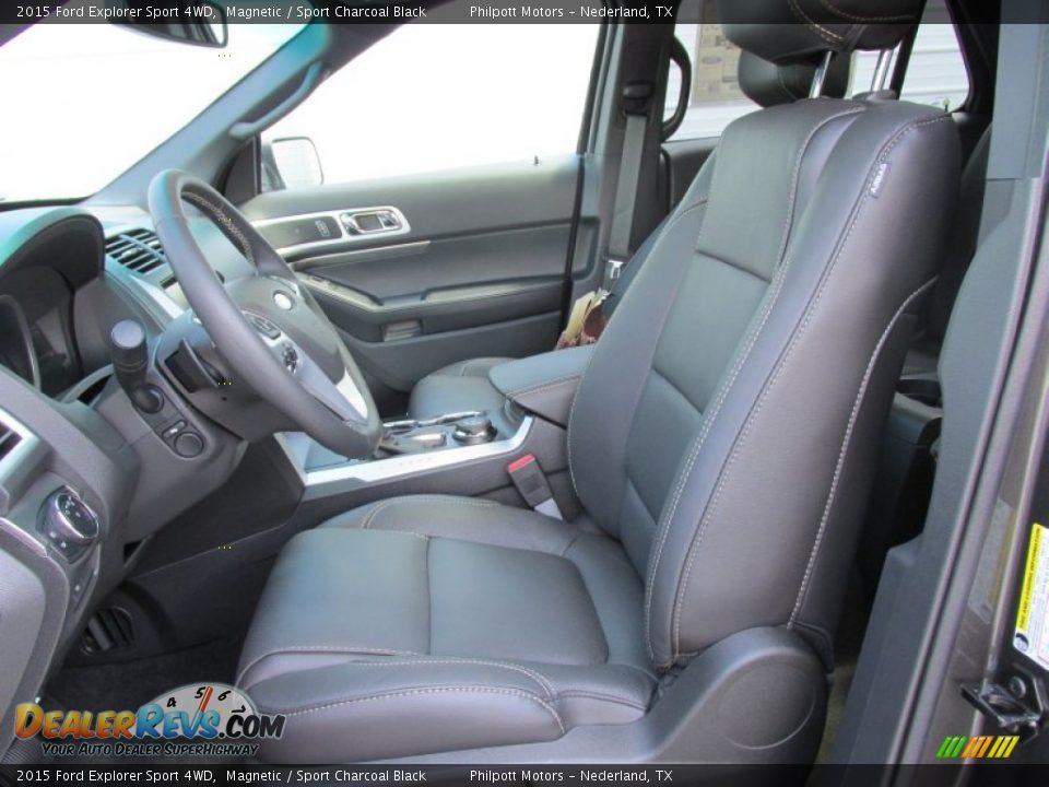 2015 Ford Explorer Sport 4WD Magnetic / Sport Charcoal Black Photo #27