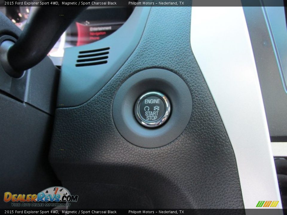2015 Ford Explorer Sport 4WD Magnetic / Sport Charcoal Black Photo #35