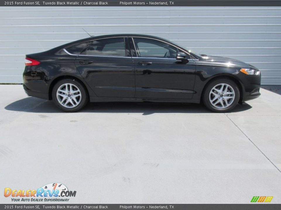 2015 Ford Fusion SE Tuxedo Black Metallic / Charcoal Black Photo #3