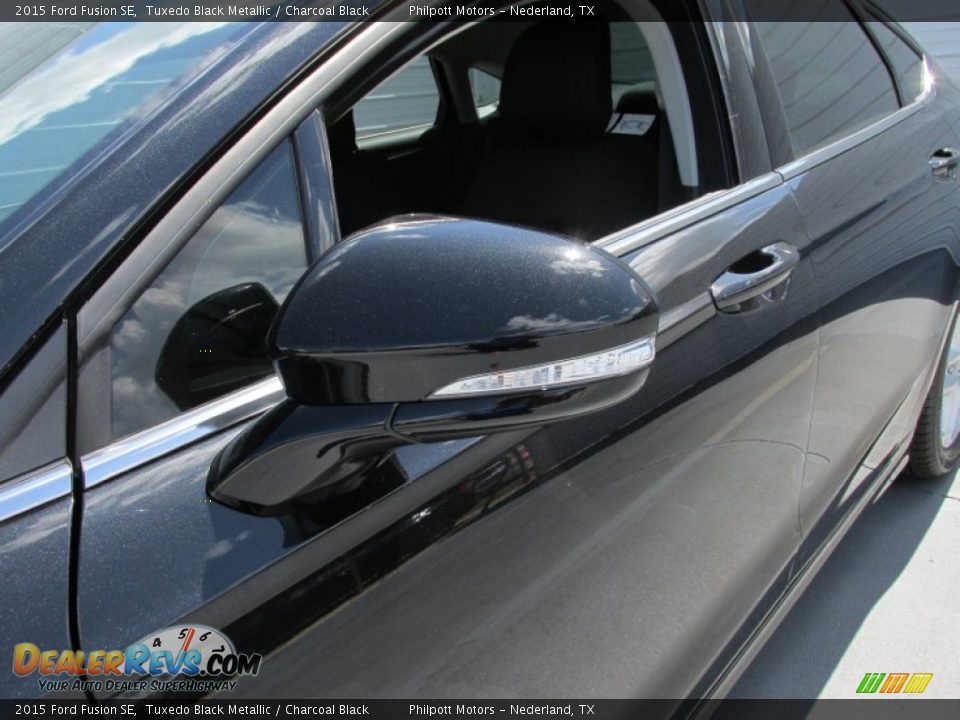 2015 Ford Fusion SE Tuxedo Black Metallic / Charcoal Black Photo #12