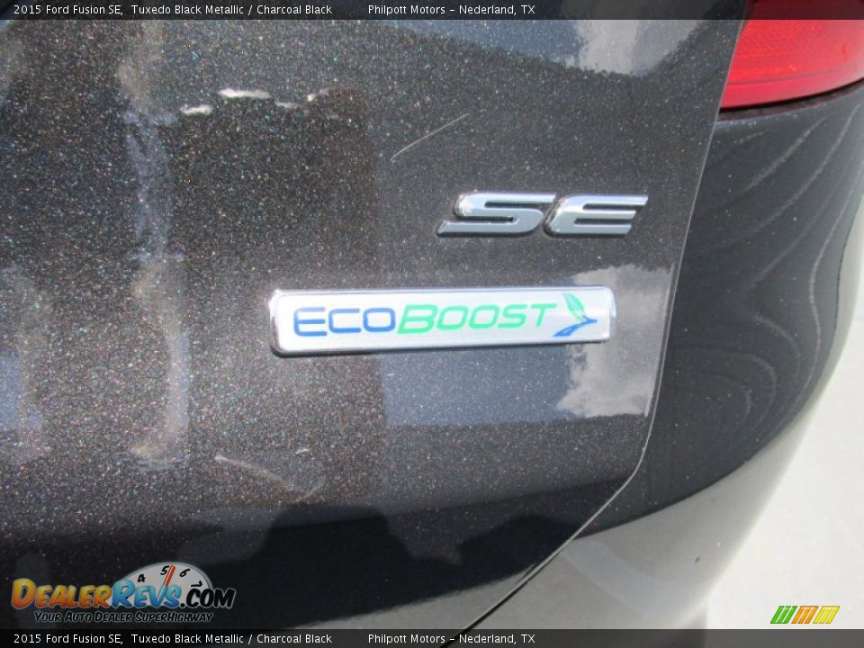 2015 Ford Fusion SE Tuxedo Black Metallic / Charcoal Black Photo #15