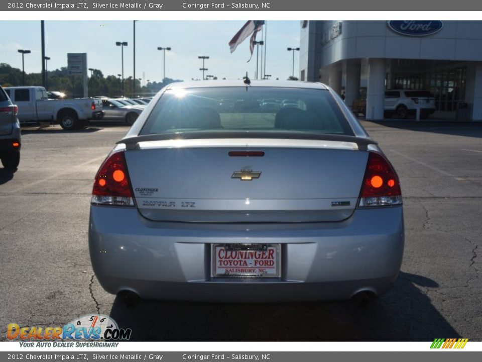 2012 Chevrolet Impala LTZ Silver Ice Metallic / Gray Photo #5