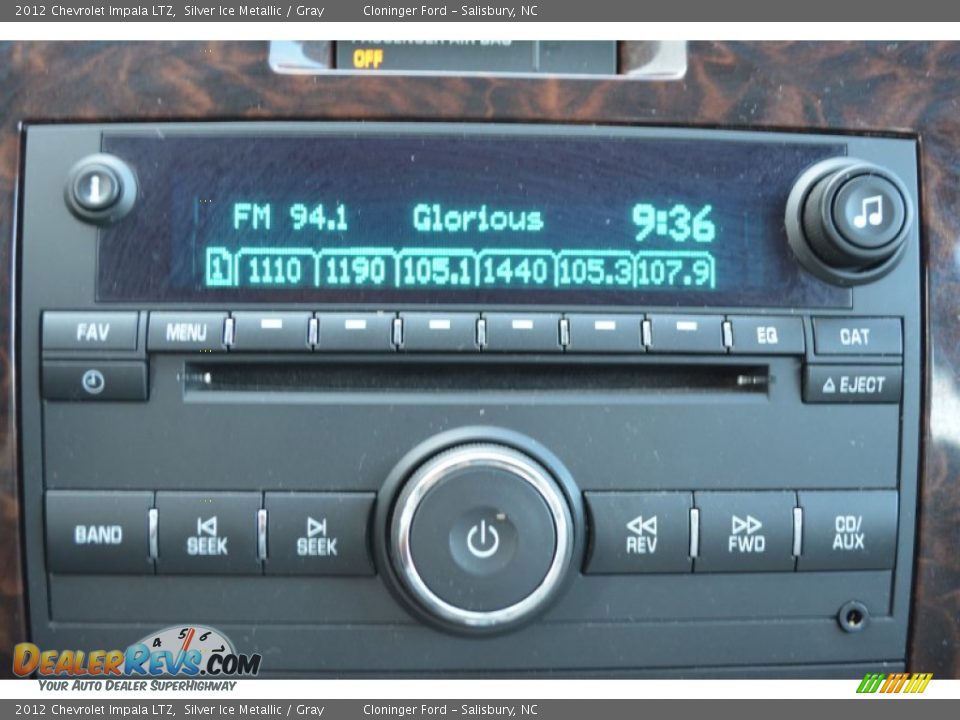 2012 Chevrolet Impala LTZ Silver Ice Metallic / Gray Photo #20